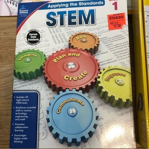 Homeschool Book Bundle 1st Grade Disney Princess Reading Comprehension STEM - Picture 4 of 8